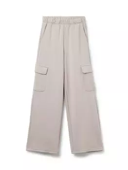 Широкие брюки-карго CALZEDONIA, бежевый