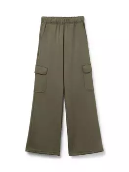 Широкие брюки-карго CALZEDONIA, оливковый