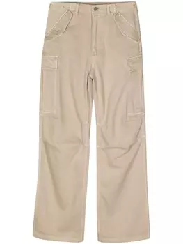 Широкие брюки карго Denimist, коричневый