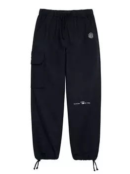 Широкие брюки-карго Desigual, черный