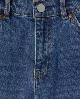 Широкие брюки карго для девочек из органического хлопка Levi's, синий