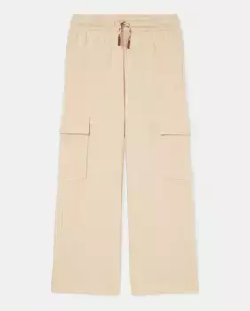 Широкие брюки-карго для девочки Kids El Corte Ingls, цвет 120 Crudo