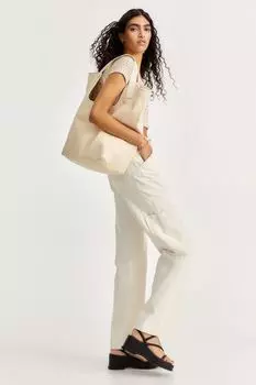 Широкие брюки карго H&amp;M, белый