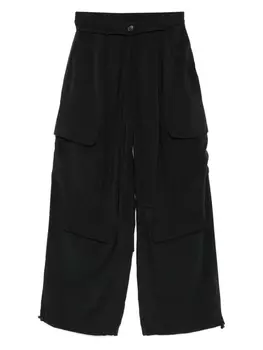 Широкие брюки карго Isabel Benenato, черный