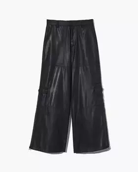 Широкие брюки-карго Marc Jacobs, цвет Black Copper