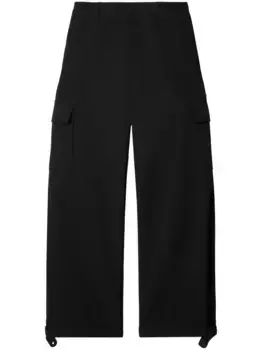 Широкие брюки карго OFF-WHITE, черный