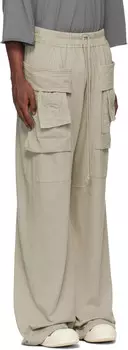 Широкие брюки-карго Off-White Porterville Creatch с завязками на талии Rick Owens DRKSHDW
