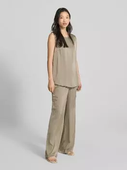 Широкие брюки-карго со шлевками для ремня Betty Barclay, оливковый