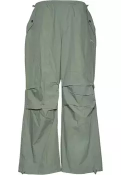 Широкие брюки Karl Kani, пастельный зеленый