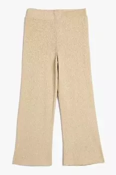 Широкие брюки Koton, бежевый