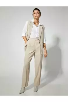 Широкие брюки Koton, бежевый