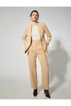 Широкие брюки Koton, бежевый