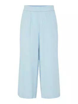 Широкие брюки-кюлоты Pia 17154737 Pieces, голубой