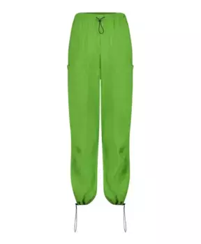 Широкие брюки купро Jane Lushka, зеленый