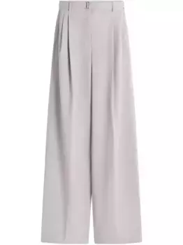 Широкие брюки Lanvin, серый