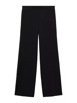 Широкие брюки MANGO AVAYA, черный