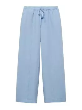 Широкие брюки MANGO Begur, светло-синий
