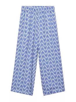 Широкие брюки Mango, синий