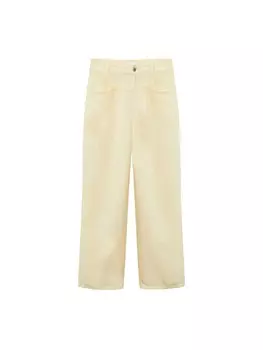 Широкие брюки MANGO SKY, желтый