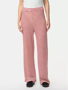 Широкие брюки Manilla 17155071 Pieces, красный