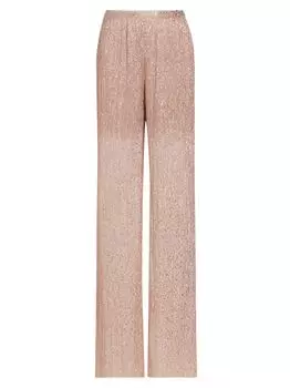 Широкие брюки Mark со складками из фольги SABINA MUSYEV