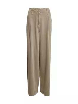 Широкие брюки Marks & Spencer, оливковый