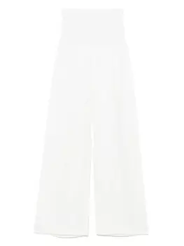 Широкие брюки MAURIZIO MYKONOS, белый