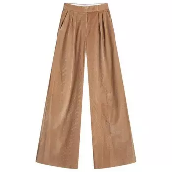 Широкие брюки Max Mara, коричневый