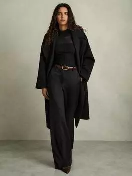 Широкие брюки милли Reiss, черный