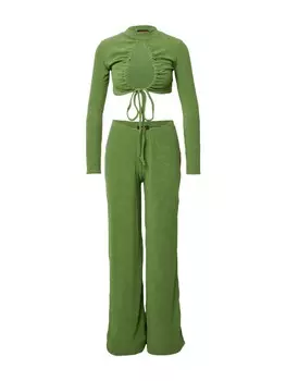 Широкие брюки Misspap, оливковый