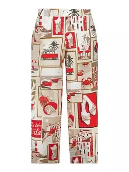 Широкие брюки monari, хаки