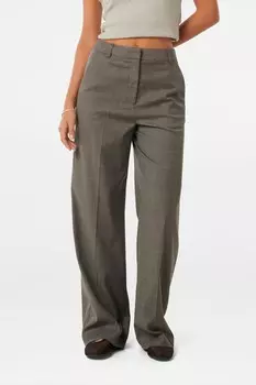 Широкие брюки Моник Forever New, серый