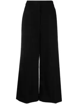 Широкие брюки Moschino, черный