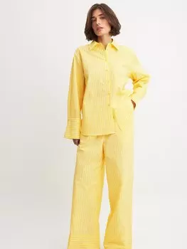 Широкие брюки NA-KD, желтый