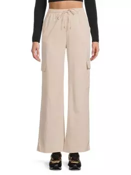 Широкие брюки на шнурке Ellen Tracy, цвет Bone