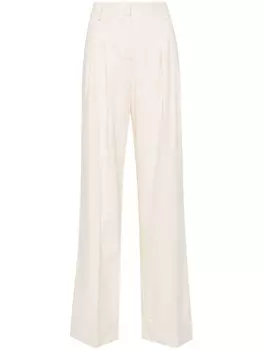 Широкие брюки Nathaniel в тонкую полоску THE ANDAMANE, бежевый