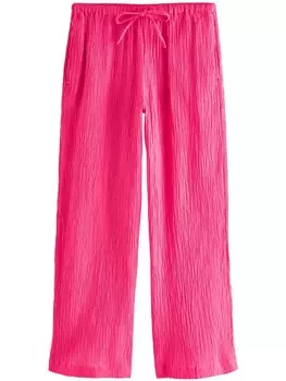 Широкие брюки Next, розовый