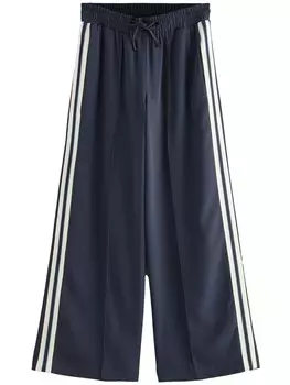 Широкие брюки Next, темно-синий