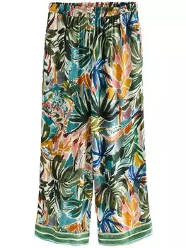 Широкие брюки Next, темно-зеленый