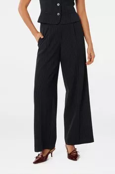 Широкие брюки Noa в тонкую полоску Forever New, синий