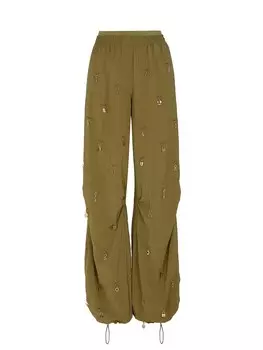 Широкие брюки Nocturne, хаки