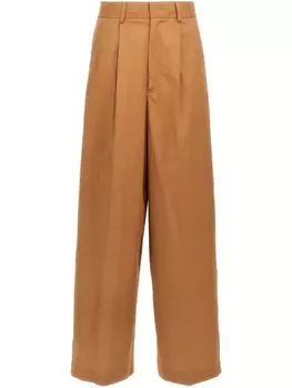 Широкие брюки Nude Menswear, коричневый