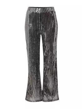 Широкие брюки Oasis, серебряный