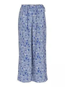 Широкие брюки Object DAYA, цвет Gentian