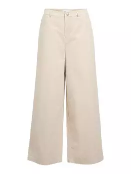 Широкие брюки OBJECT, песочный