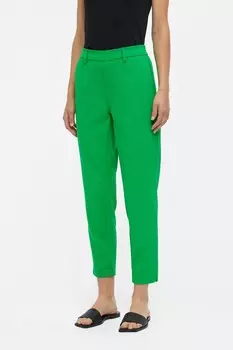 Широкие брюки Object, зеленый