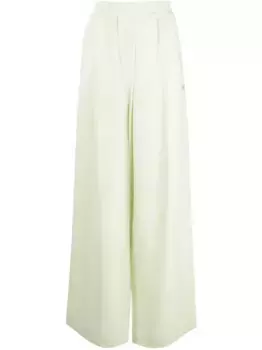 Широкие брюки OFF-WHITE, зеленый