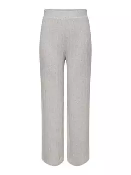 Широкие брюки ONLY ONLAnna, пятнистый серый