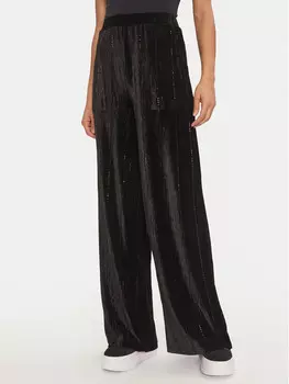 Широкие брюки палаццо Fracomina, черный