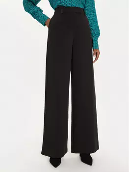 Широкие брюки палаццо Fracomina, черный